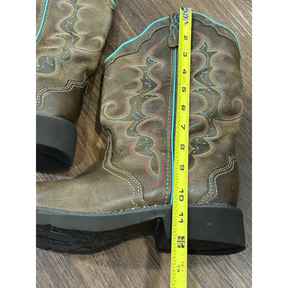 Justin Raya‎ Women's 12" Size 11 B Gypsy J-Flex Comfort Square Toe Western Boots - Picture 13 of 16